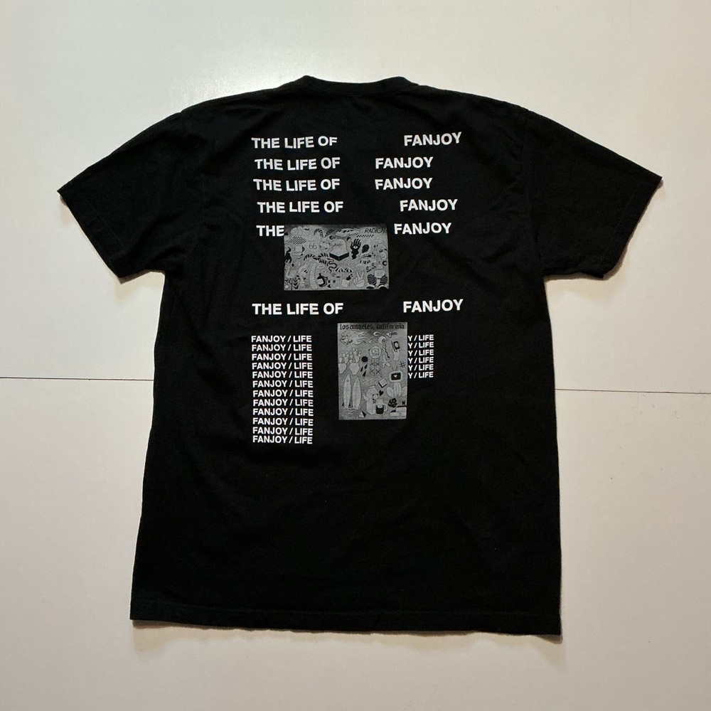Fanjoy The Life Of Fanjoy TLOP Album Parody Graphic Black S/S T-Shirt